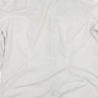 Preloved NEXT Mens White    Button-Up Size 16 - Label