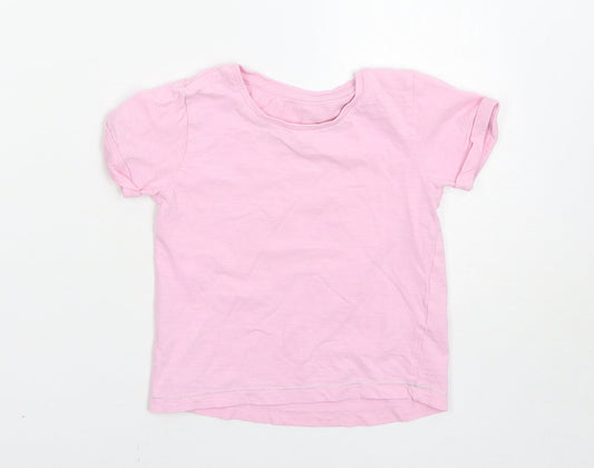 Matalan Boys Pink   Basic T-Shirt Size 18-24 Months