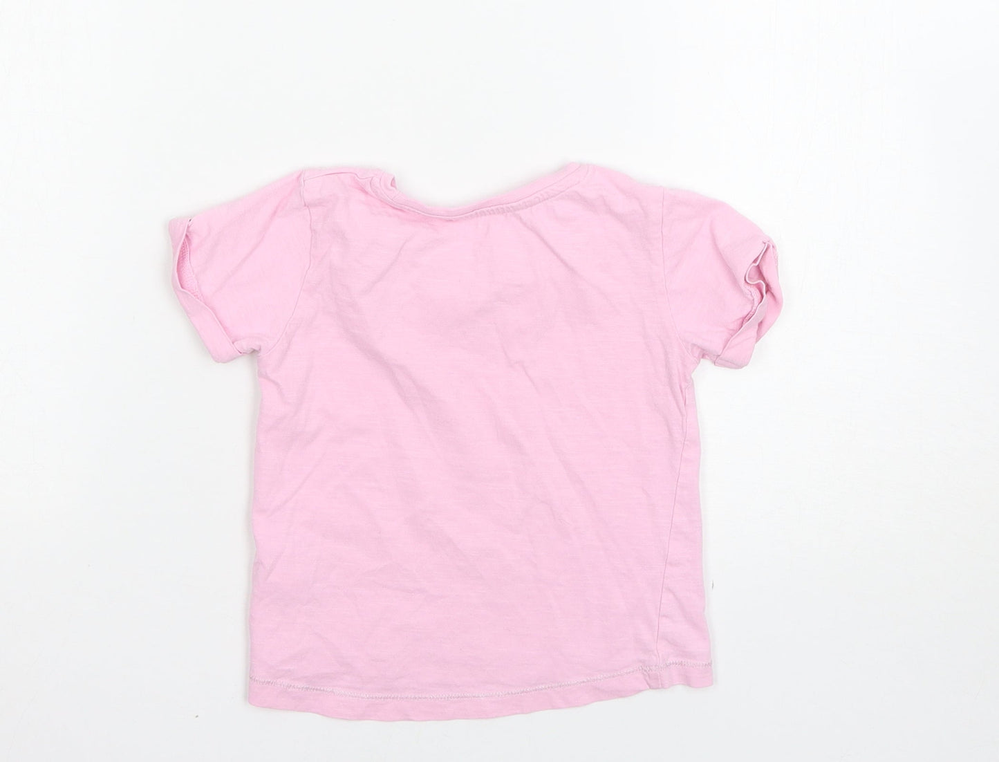 Matalan Boys Pink   Basic T-Shirt Size 18-24 Months