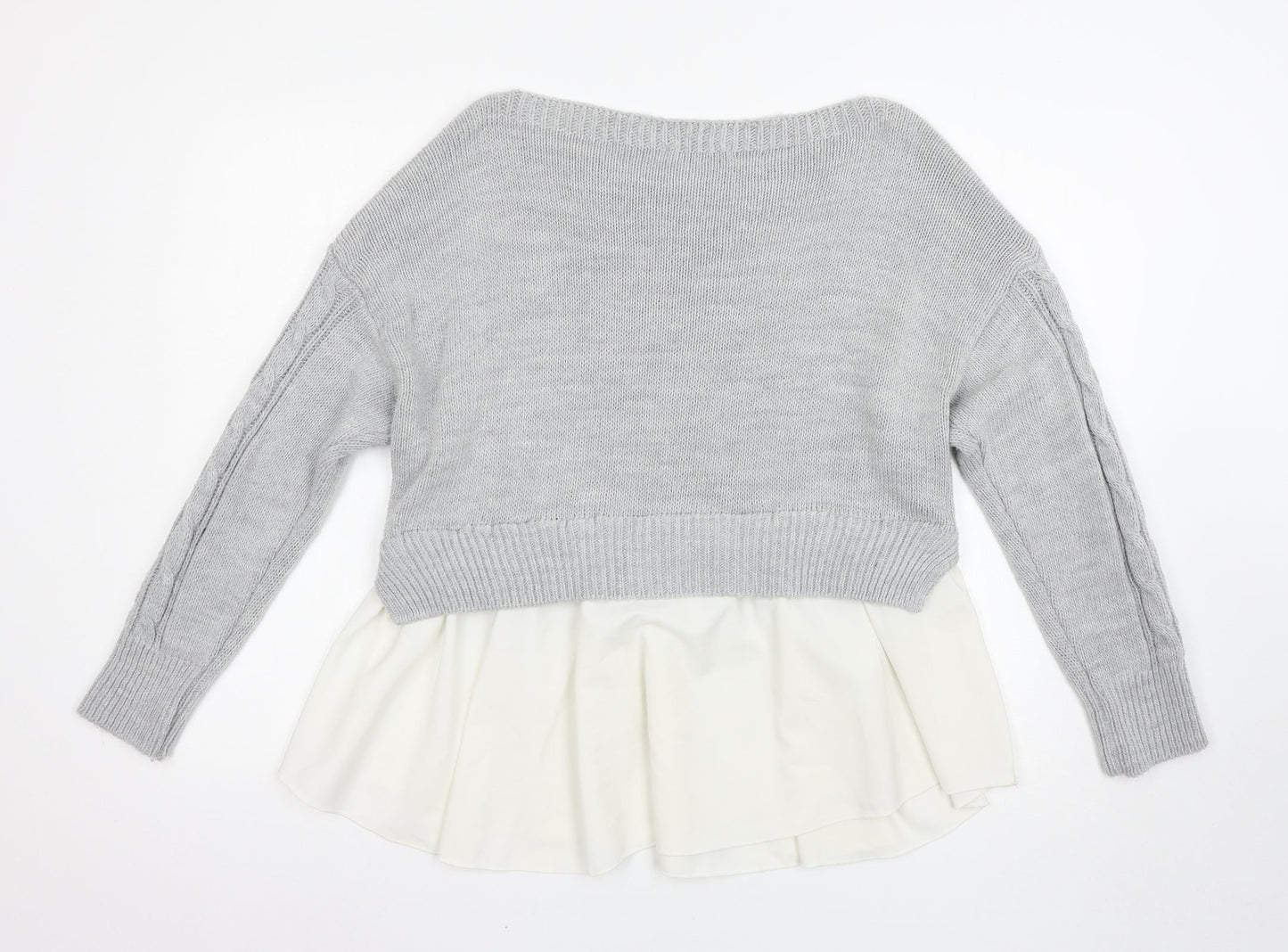 cameo rose Womens Grey   Pullover Jumper Size M
