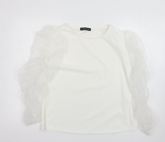 cameo rose Womens White   Basic Blouse Size L