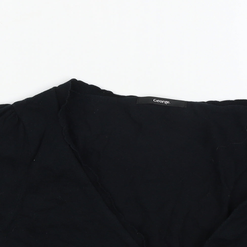 George Womens Black   Cardigan Jumper Size 14