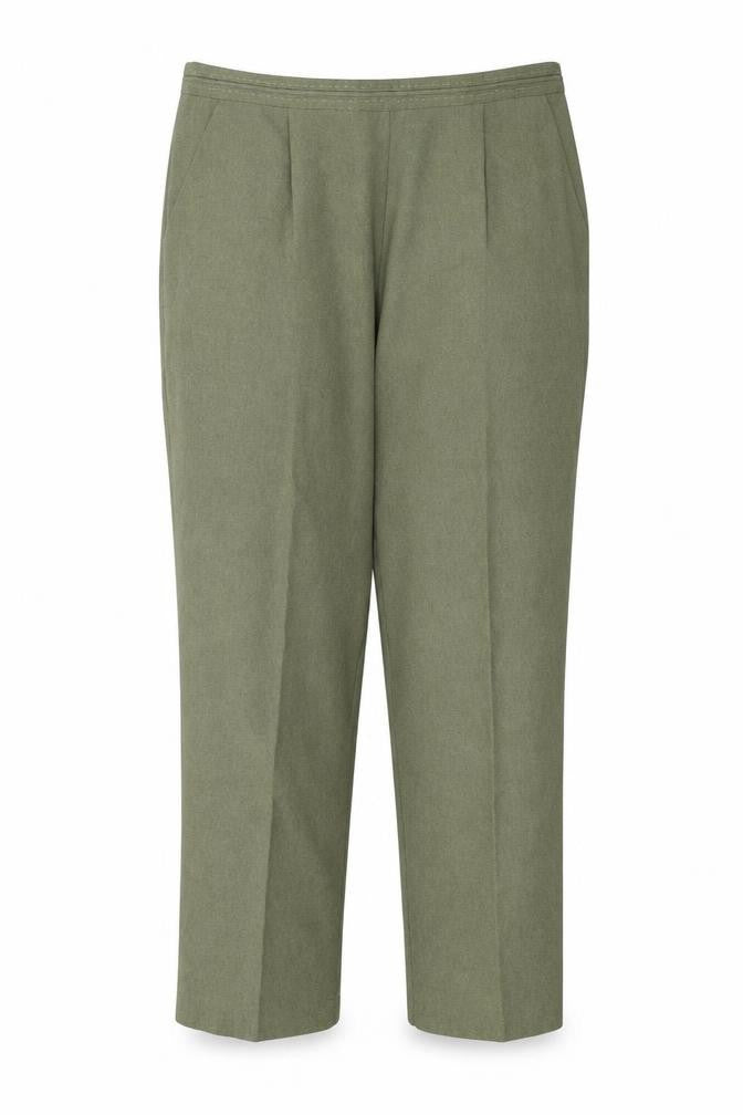 Bonmarché Womens Green Trousers Size 18 L25 in