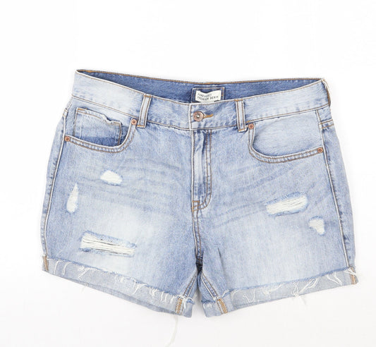 Forever21 Womens Blue   Cut-Off Shorts Size 30