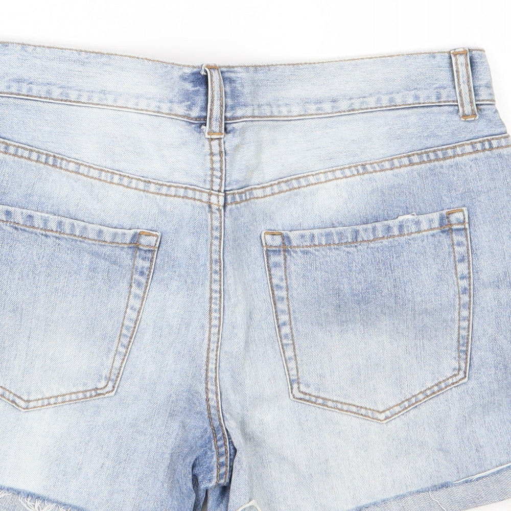 Forever21 Womens Blue   Cut-Off Shorts Size 30
