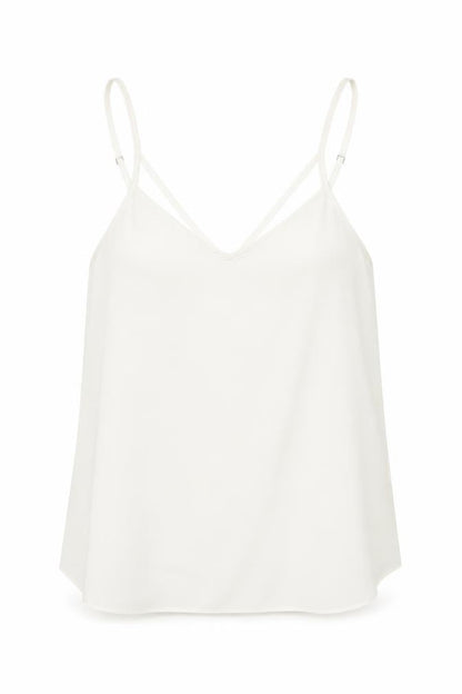 River Island Womens White   Basic Tank Size 6