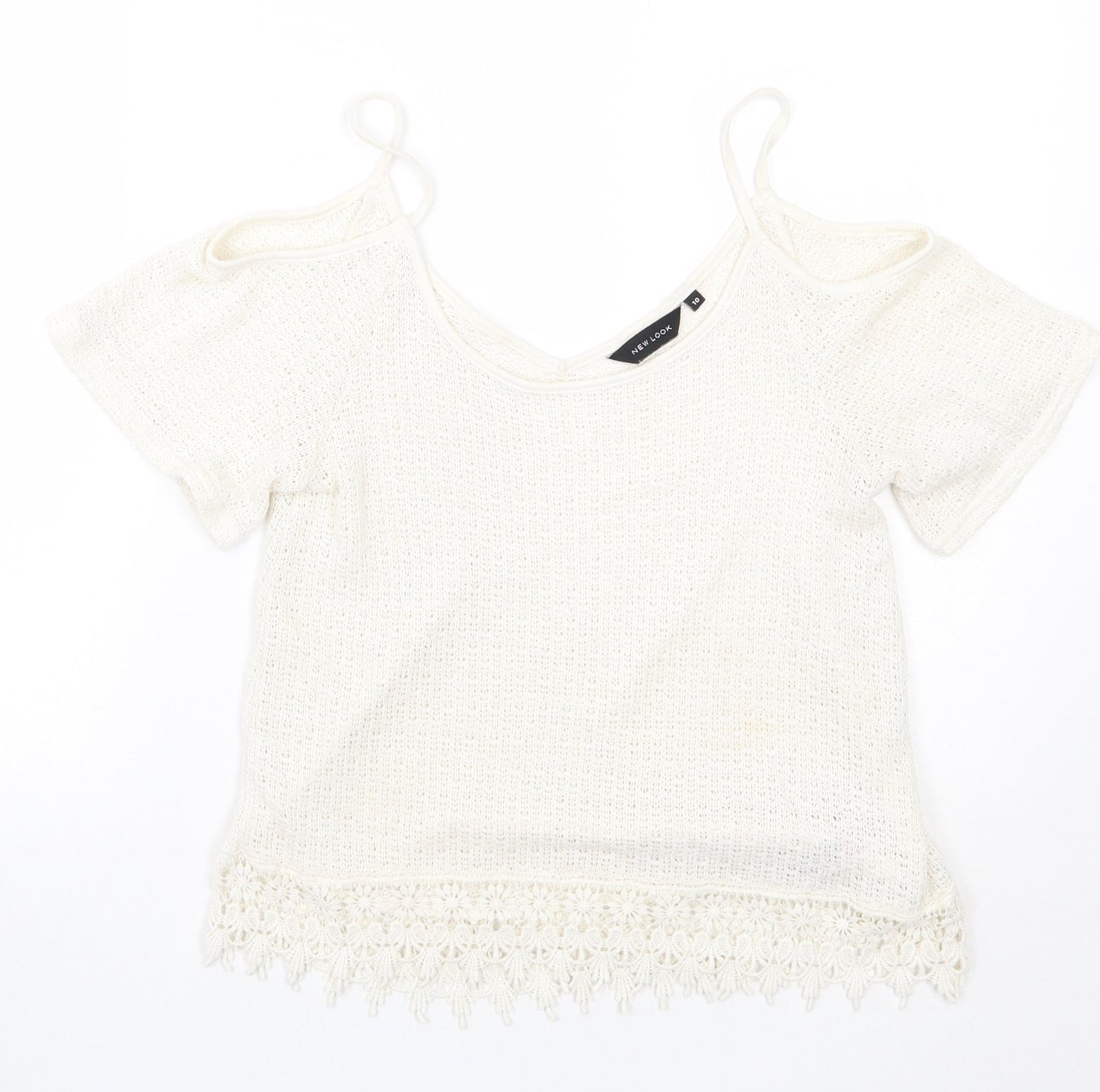Newlook Womens White   Basic T-Shirt Size 10