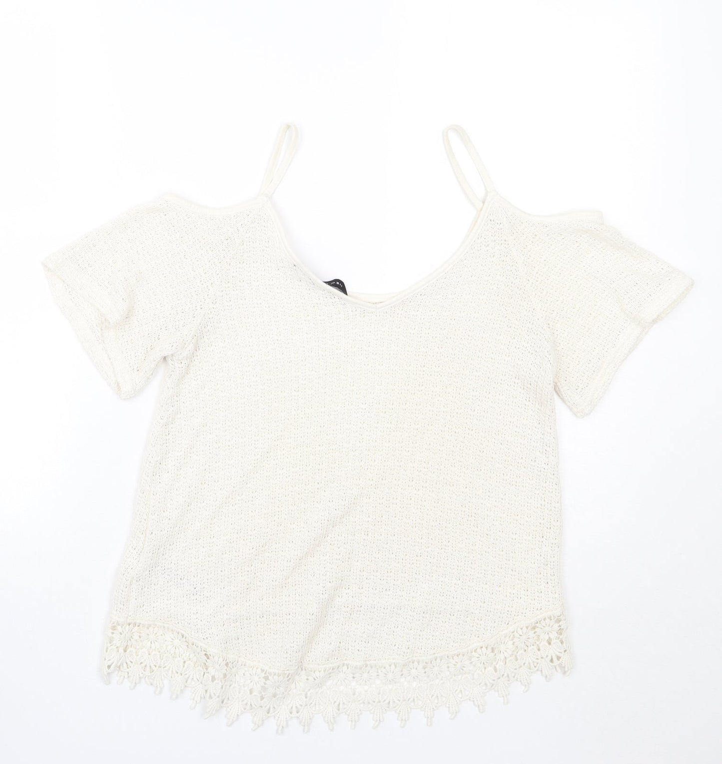 Newlook Womens White   Basic T-Shirt Size 10