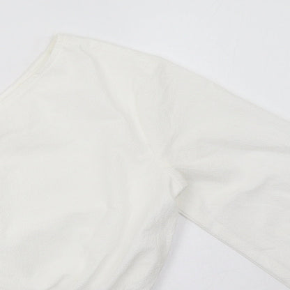 PRETTYLITTLETHING Womens White   Cropped Blouse Size 8