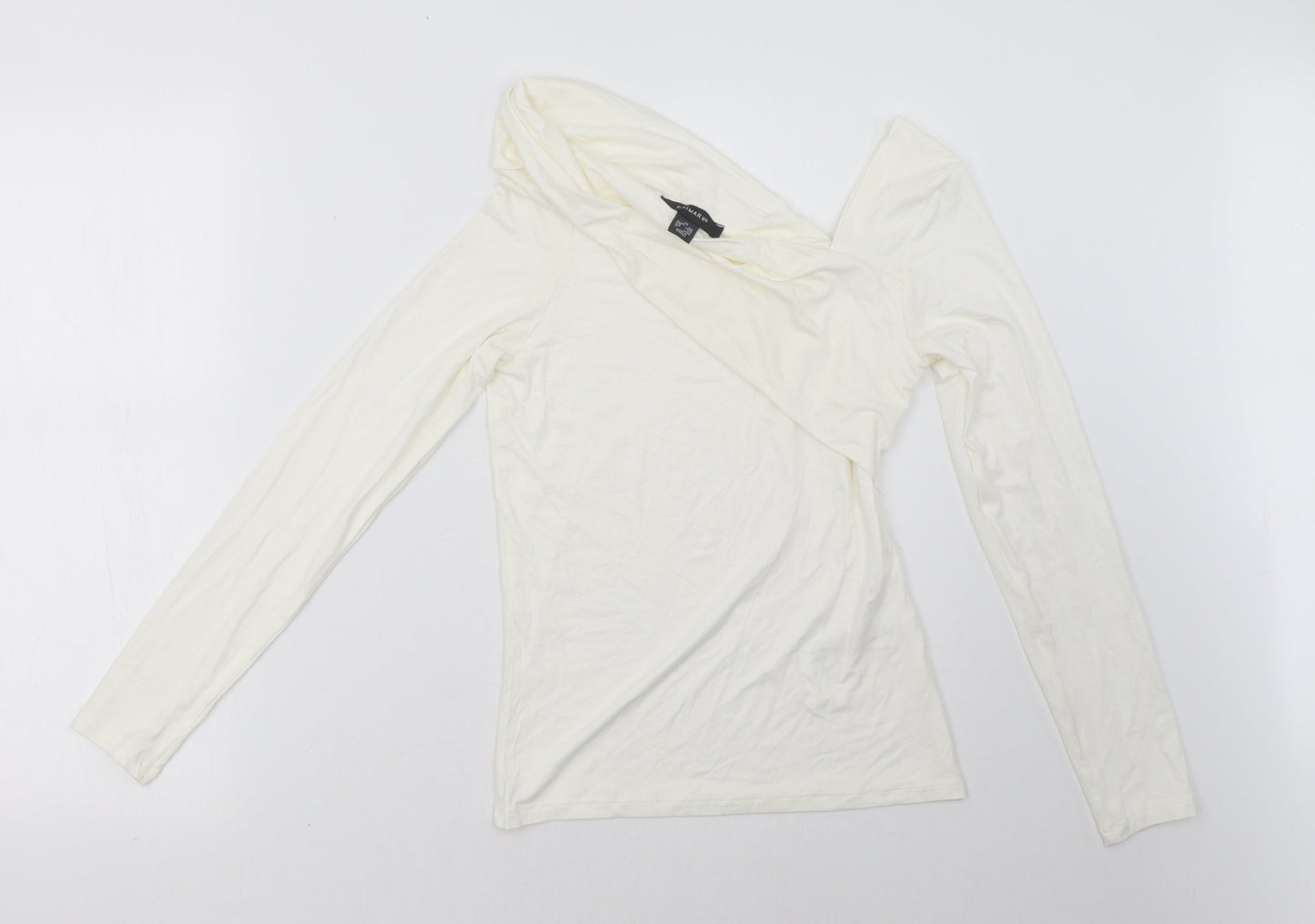 Primark Womens White   Pullover Sweatshirt Size XS
