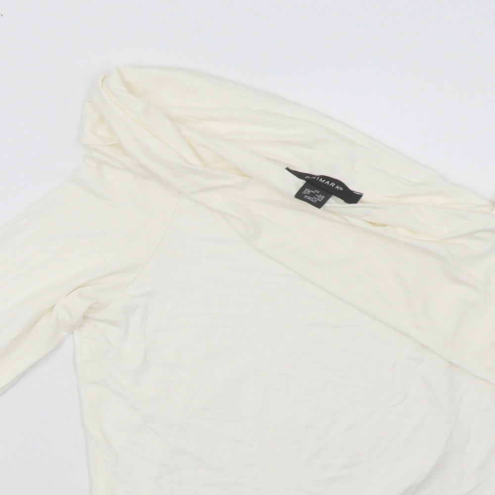Primark Womens White   Pullover Sweatshirt Size XS
