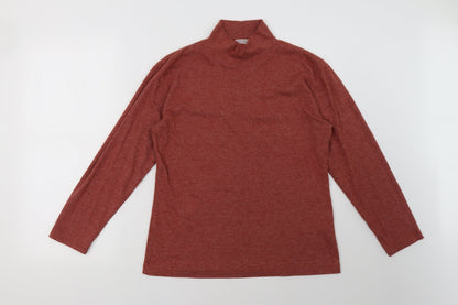 Mackays Womens Orange Pullover Sweatshirt Size M