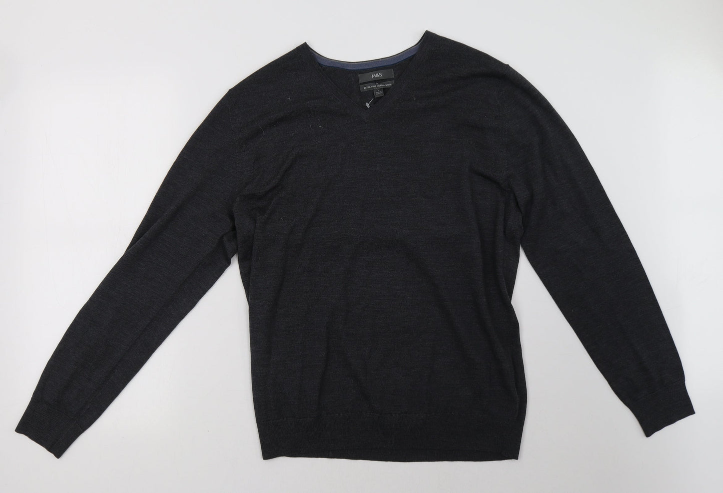Marks and Spencer Mens Grey   Pullover Sweatshirt Size L
