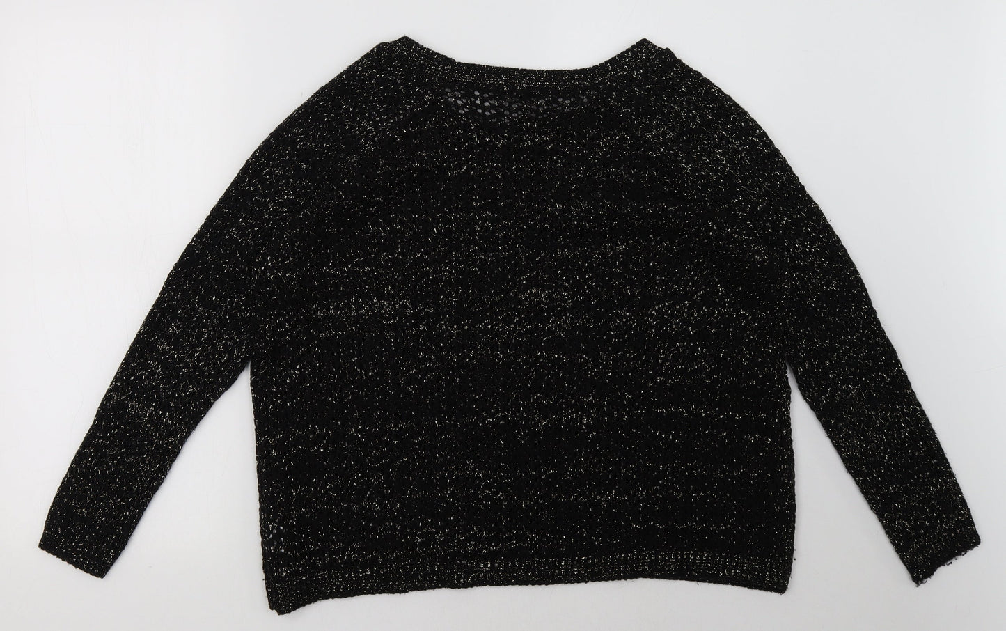 River Island Womens Black   Pullover Sweatshirt Size 8