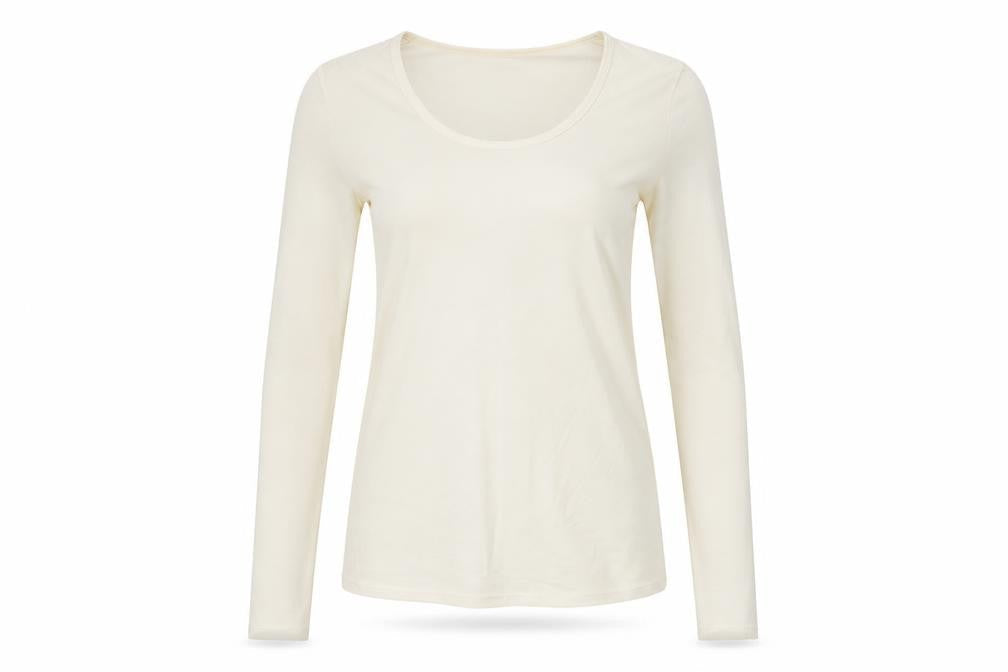 `charnos Womens White   Pullover Sweatshirt Size M