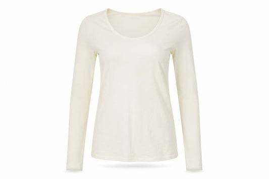 `charnos Womens White   Pullover Sweatshirt Size M