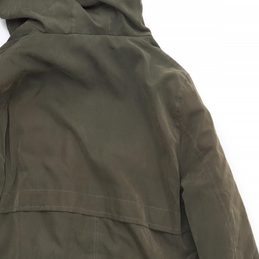Primark Womens Green   Overcoat Coat Size S