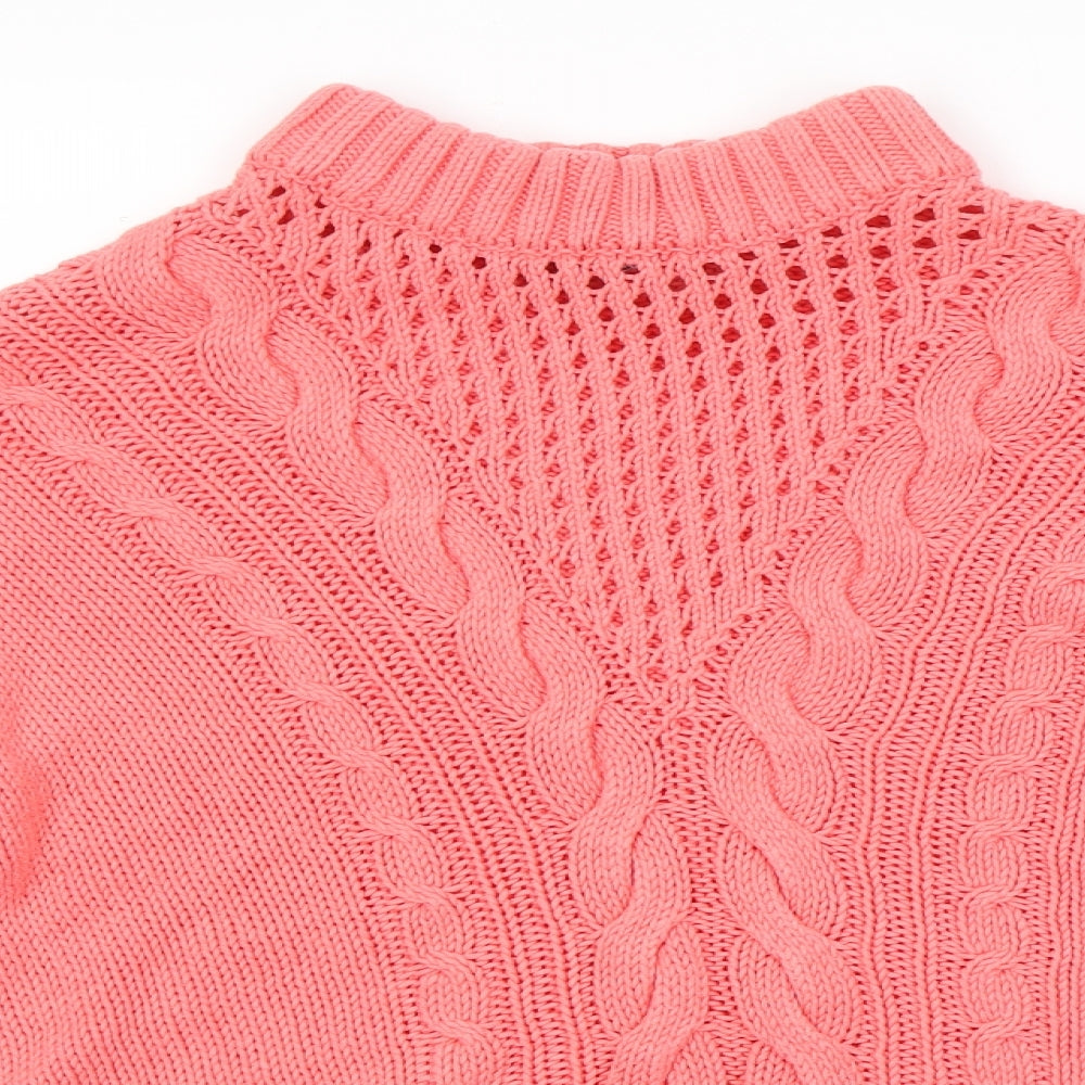 Dorothy Perkins Womens Pink   Pullover Jumper Size 10