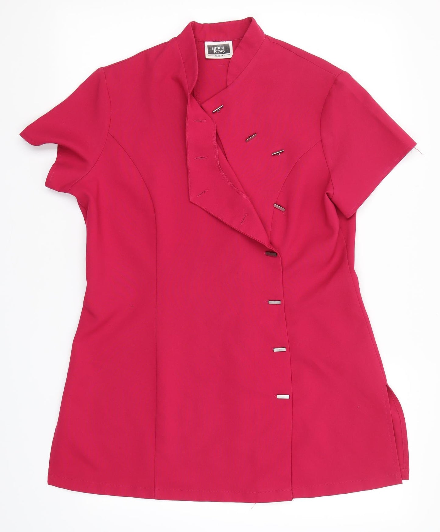 Simon Jersey Womens Pink   T-Shirt Dress  Size 14