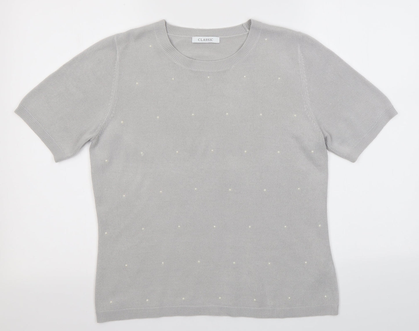 M&S Womens Grey   Pullover Jumper Size 12