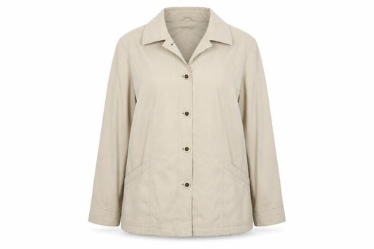 Vintage Creation Womens Beige   Overcoat Coat Size 16