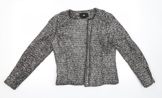 H&M Womens Grey   Jacket  Size 6