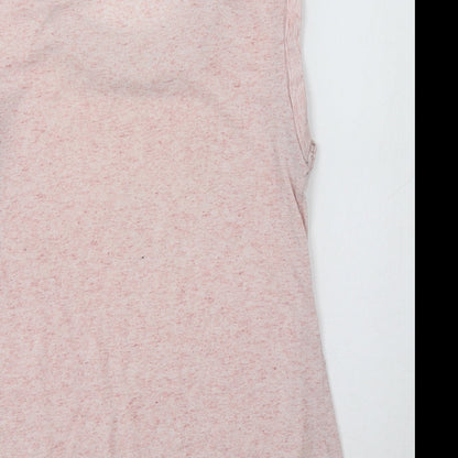 Preloved Primark Womens Pink   Basic Blouse Size 8  - Embellished Collar - Label