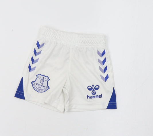 Hummel Baby White   Jogger Trousers Size 9-12 Months  - Everton FC