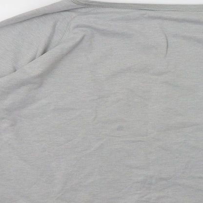 Marks & Spencer Womens Grey   Pullover Sweatshirt Size 14  - Snow Flakes