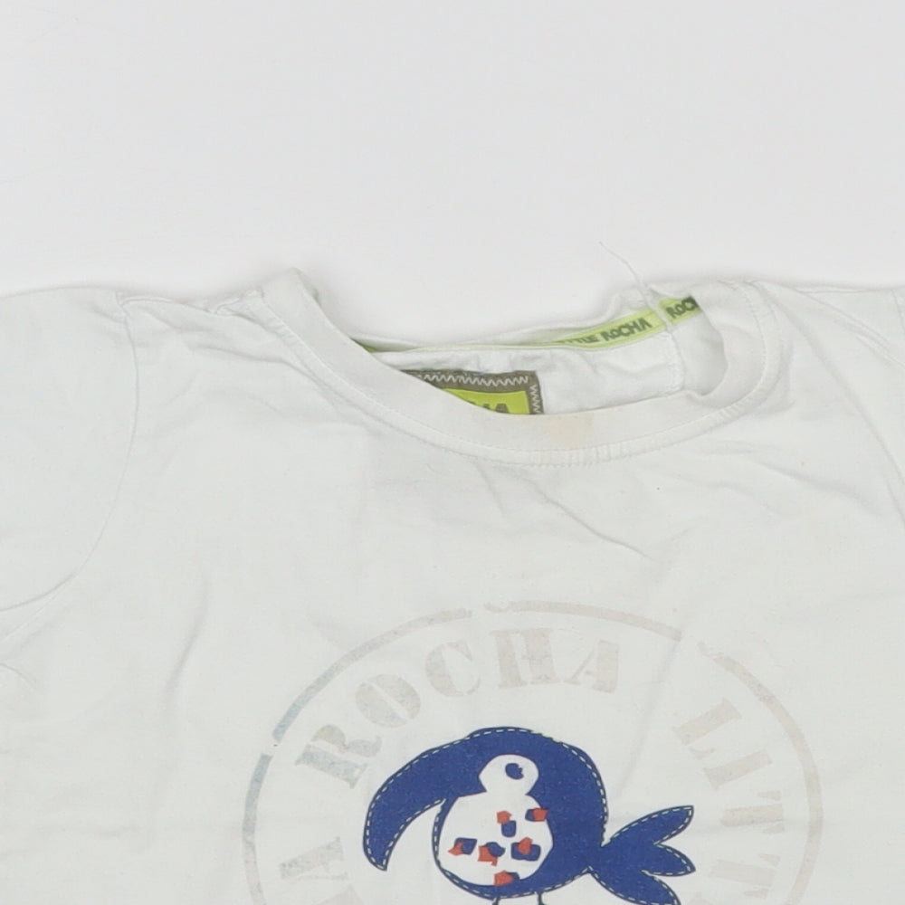 Debenhams Boys White   Basic T-Shirt Size 2-3 Years