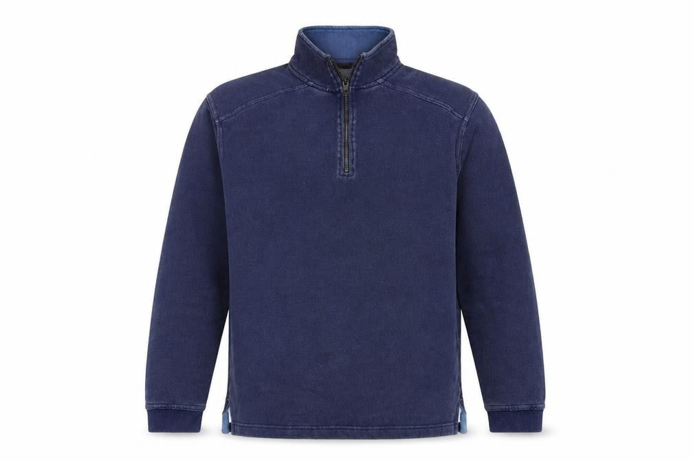 ALS Mens Blue   Pullover Sweatshirt Size S