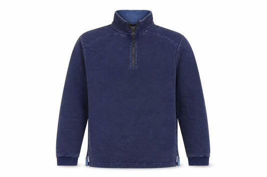 ALS Mens Blue   Pullover Sweatshirt Size S