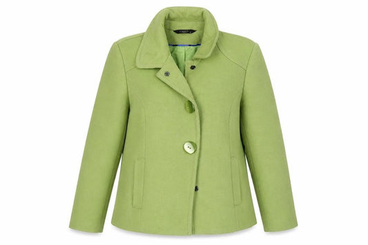 Bonmarché Womens Green Overcoat Coat Size 14