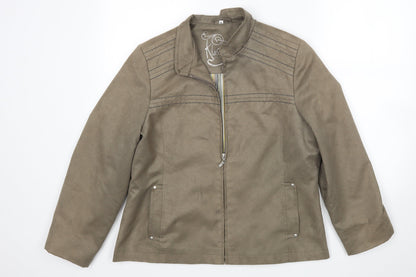 Klass Womens Green   Jacket  Size 14