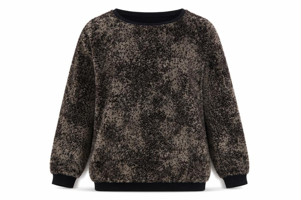 NEXT Womens Brown Animal Print  Pullover Jumper Size 12