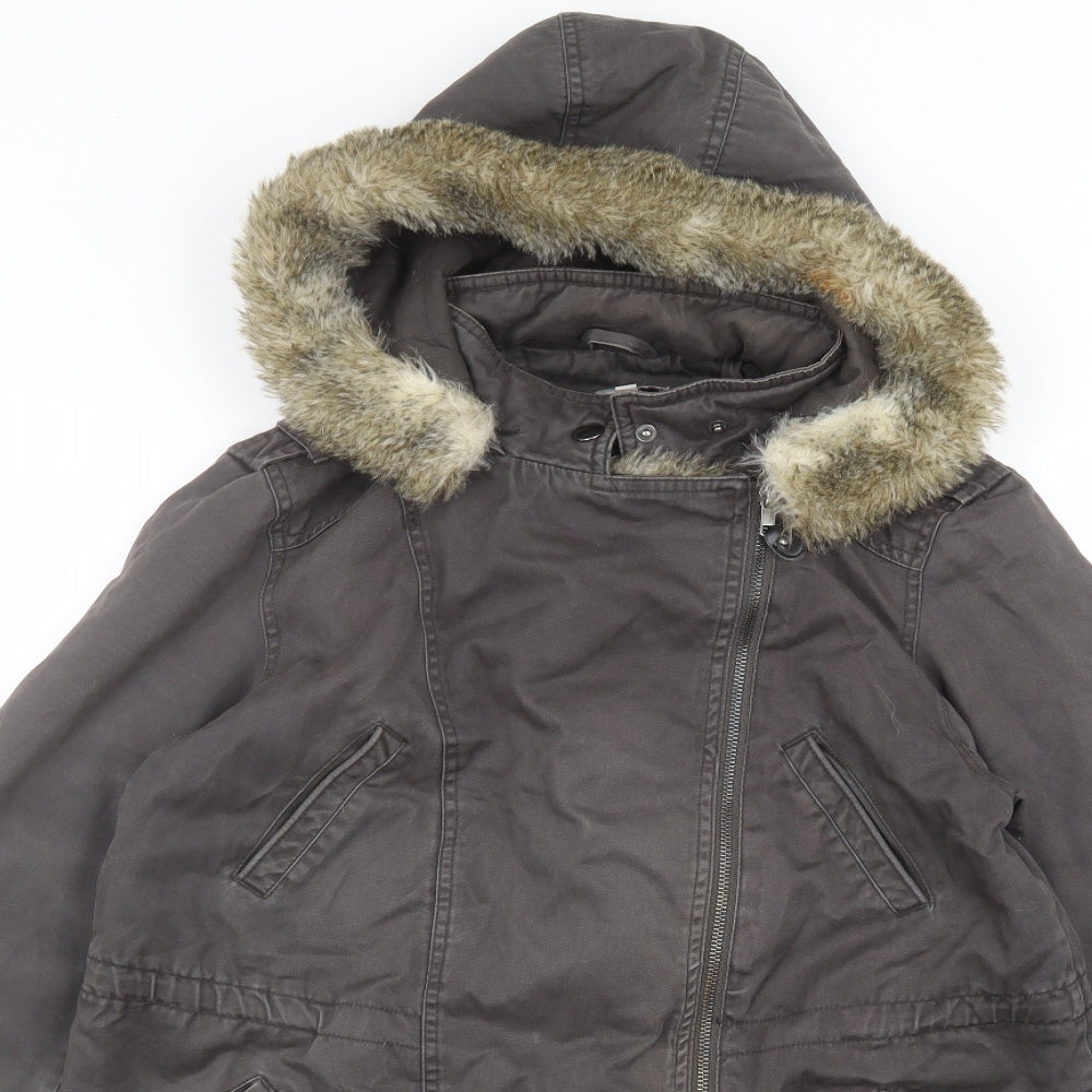 Marks and Spencer Womens Green   Parka Coat Size 10