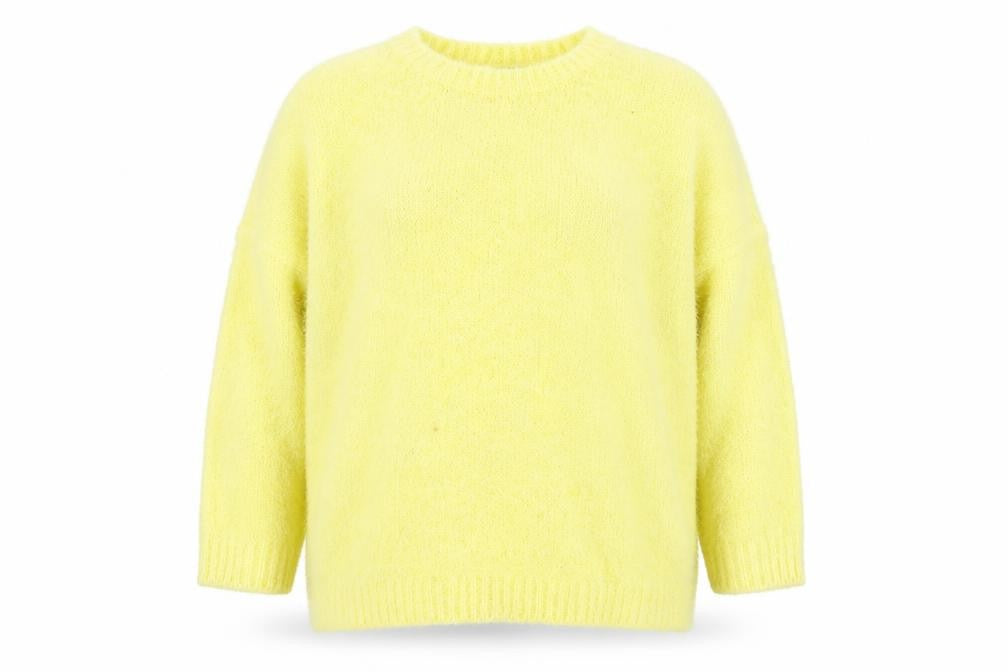 Roman Womens Yellow   Pullover Jumper Size 16
