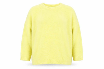 Roman Womens Yellow   Pullover Jumper Size 16