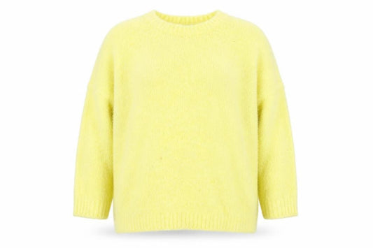 Roman Womens Yellow   Pullover Jumper Size 16