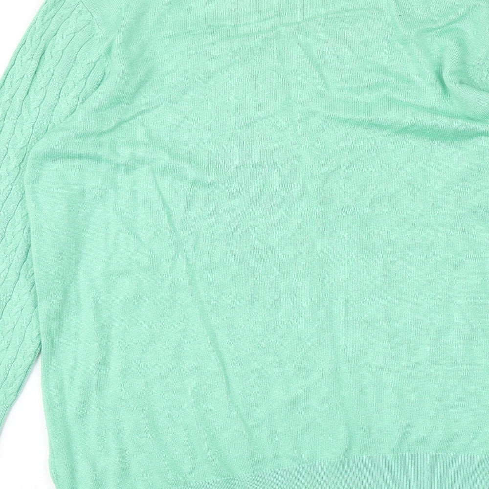 H&M Womens Green   Pullover Jumper Size L
