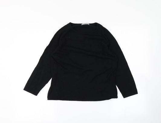 Marks and Spencer Womens Black   Basic T-Shirt Size 14