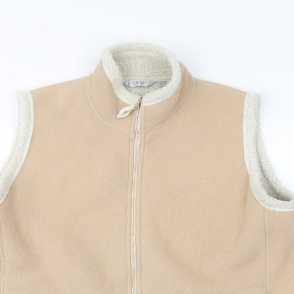 EWM Womens Beige   Full Zip Jumper Size L