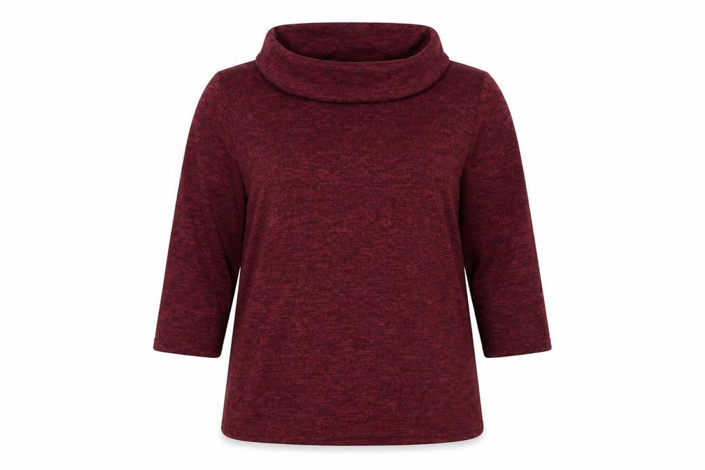 Mia Moda Womens Red   Basic T-Shirt Size 16