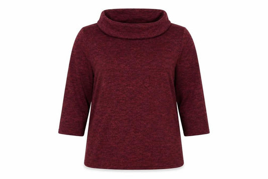 Mia Moda Womens Red   Basic T-Shirt Size 16
