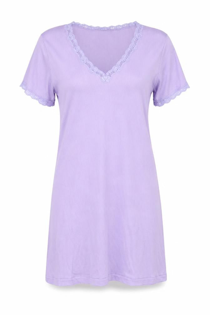 M&Co Womens Purple Striped  Mini  Size S