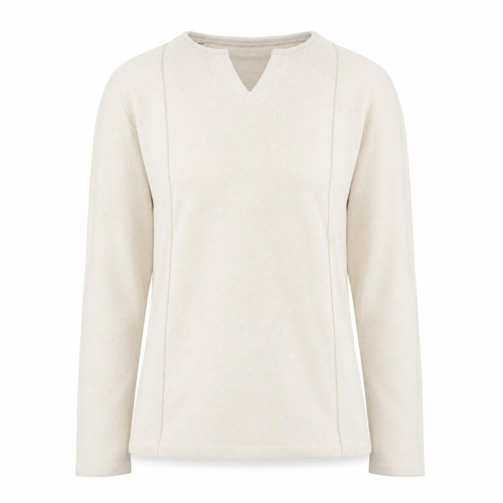 Denim 73 Womens Beige  Knit Pullover Jumper Size M