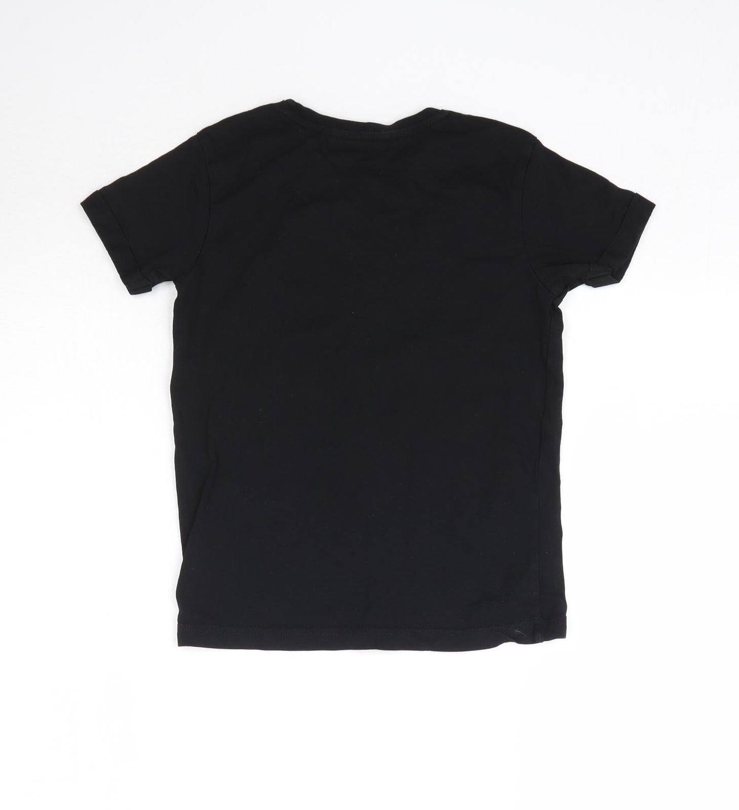 George Boys Black   Basic T-Shirt Size 7-8 Years  - Game Changer