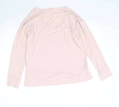 Next Womens Pink  Knit Pullover Jumper Size 12