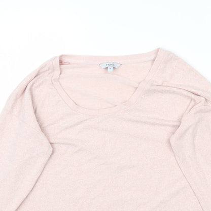 Next Womens Pink  Knit Pullover Jumper Size 12