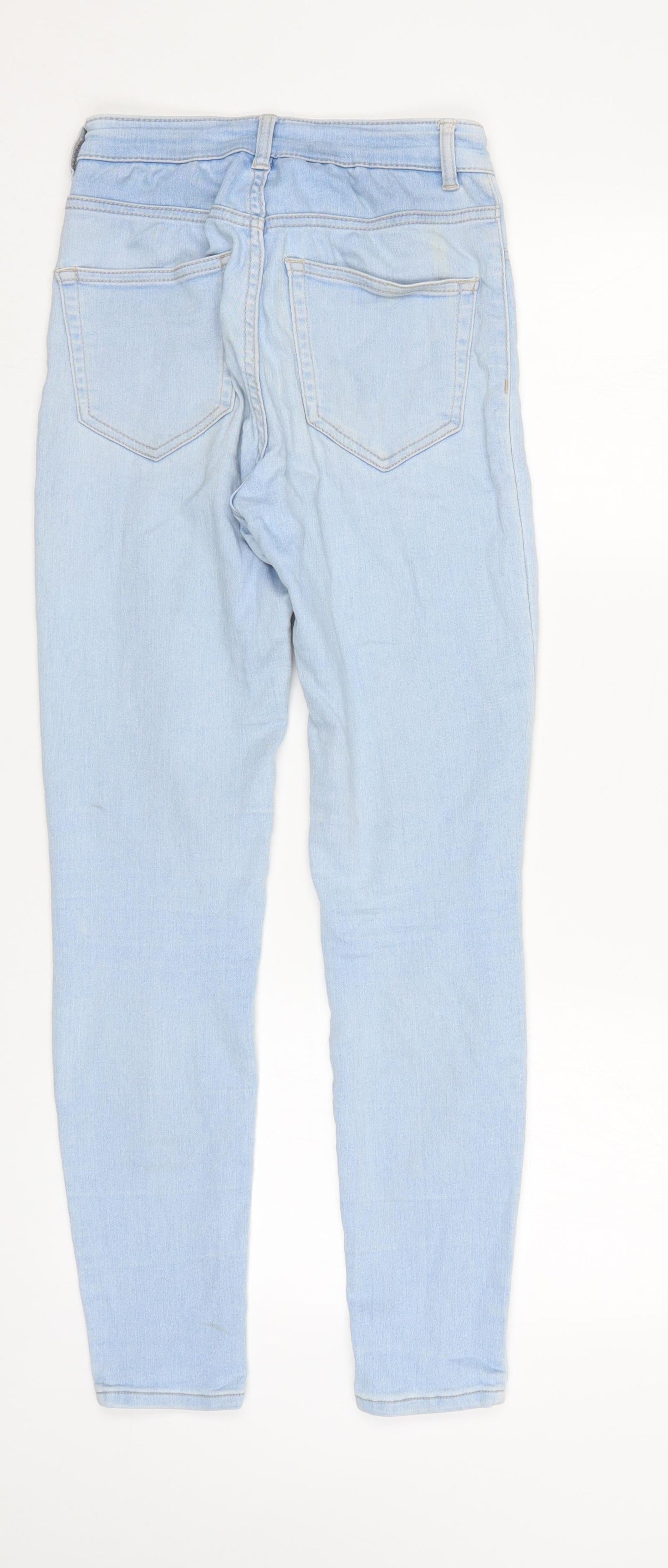 Pull&Bear Womens Blue   Skinny Jeans Size 6 L28 in